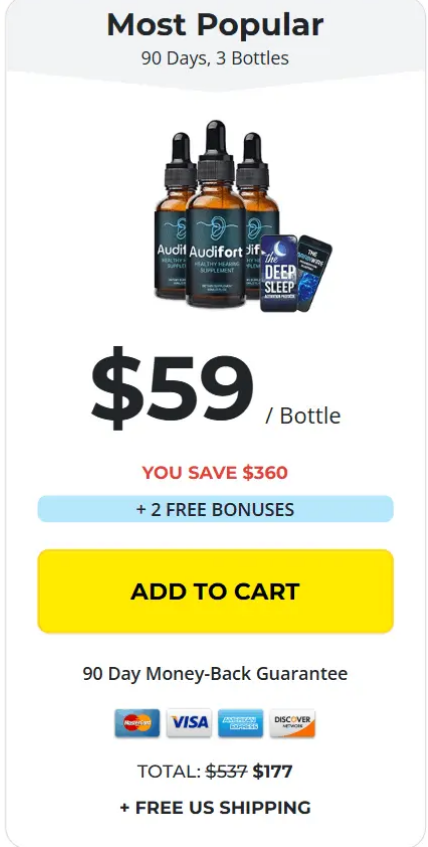 buy audifort 3 bottle